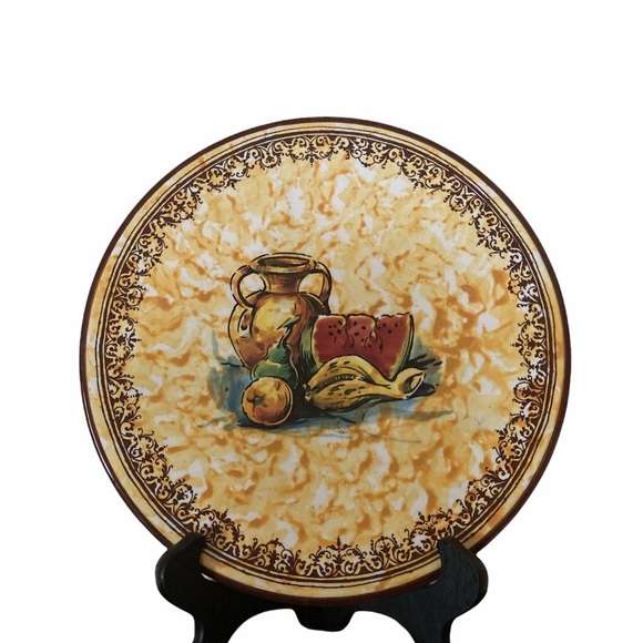Decorative Italian Inspired Plate Vintage - Picture 4 of 5